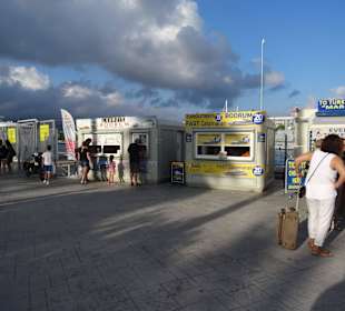 Hier muß man sich die Tickets holen