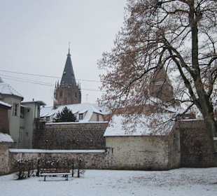 Altstadt Wissembourg im Winter