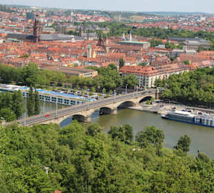 Alte Mainbrücke mit Altstadt 