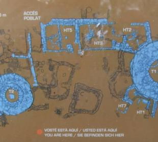 Die ausgegrabene Anlage