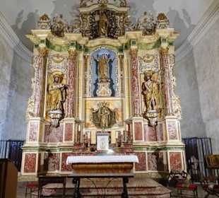 Der Hochaltar der Kirche Sainte-Marie du Boulou