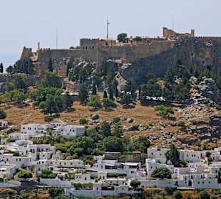 Aussicht auf Akropolis & Lindos
