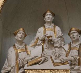 Spätbarocker Benediktsaltar, Detail