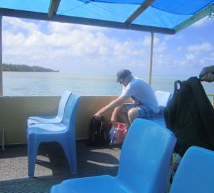 Flexible Bestuhlung am Boot