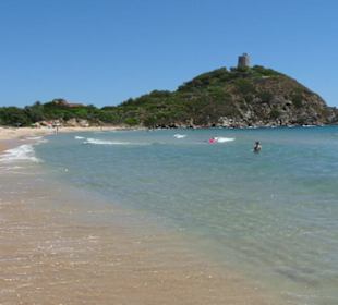 Unser Traumstrand, die Bucht von Chia