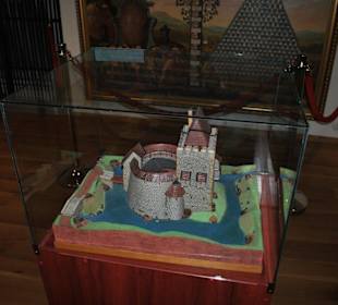 Makieta wieży w SIedlęcinie.