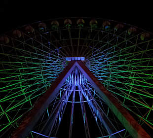 Das Riesenrad bei Nacht