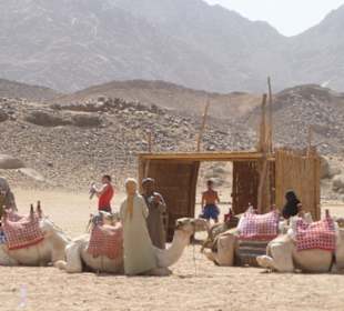 Teil des Beduinendorfes