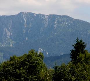 Benediktenwand vom Urthalerhof aus