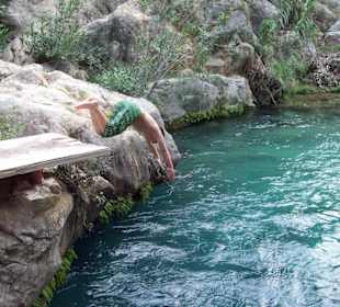 Baden in einer Traumlandschaft