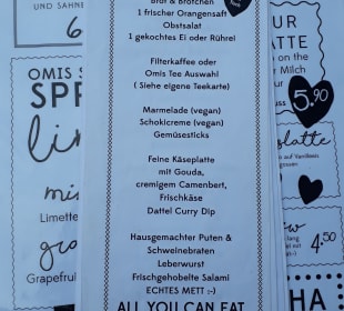 Speisekarte