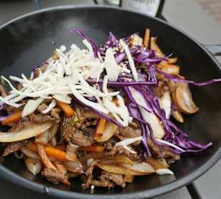 Abendessen im Koreanischen Restaurant Manl 마늘