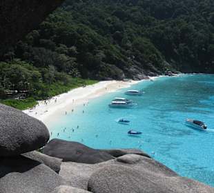 Strand der Similan Insel Nr. 8
