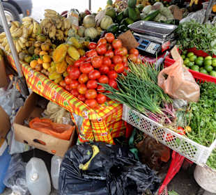 Impressionen vom Markt in Sainte-Anne