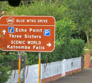 Wegweiser zu den Hauptattraktionen