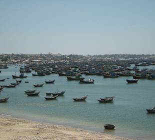 Ein Blick auf die Fischerbote