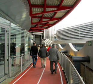 La pista de atletismo