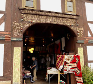 Eingang zum Weberei-Museum