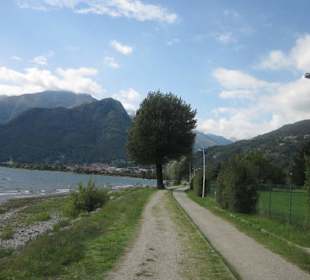 Uferpromenade in Richtung Dongo