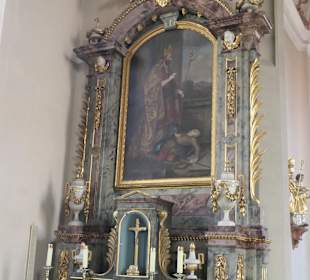 Die katholische Kirche St. Eucharius in Sommerach