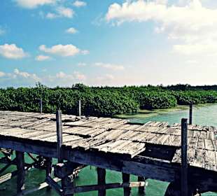 Alte Brücke nach Punta Allen