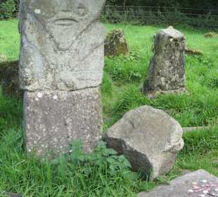 Caldragh Cemetery Stone Figures