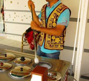 Kumköy Einkaufs-Bazarbereich