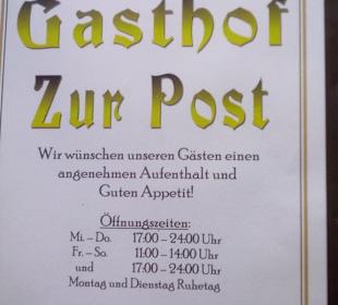 Öffnungszeiten 