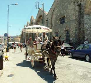 Fiakerfahrt am Hafen