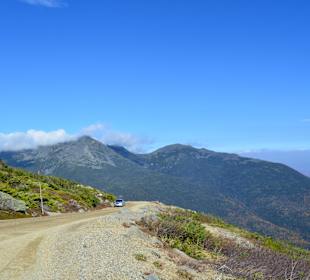 Straße zum Gipfel des Mount Washington