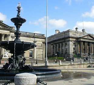 Blick auf Stadtbibliothek
