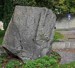 Gedenkstein an den 20. August 1991