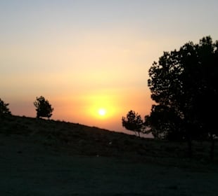 Sonnenuntergang bei Shawbak