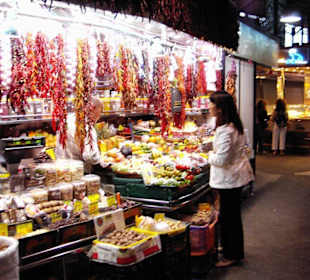 La Boqueria am Ramblas