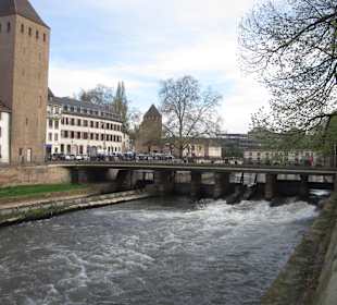 Altstadt Straßburg im Frühling
