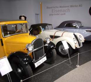 Exponate im Fahrzeugmuseum Suhl