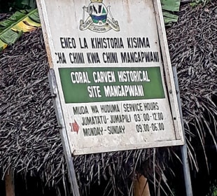 Coral Caves Mangapwani