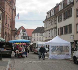 Markt Wissembourg am Samstag