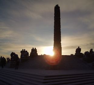 Winter in Oslo, Vigeland