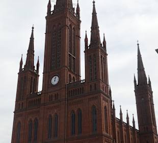 Blick zur Marktkirche von Wiesbaden