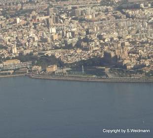 Palma de Mallorca, mit Altstadt und La Seu