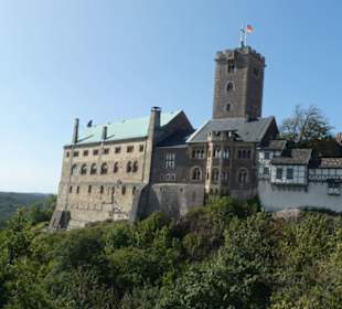Bei der Wartburg von Eisenach