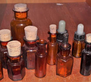 Exponate des Glasmuseum Gnarrenburg