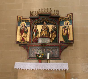 Der Marienaltar in der Severikirche in Erfurt