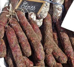 Impressionen vom Wochenmarkt Saint-Cyprien-Plage