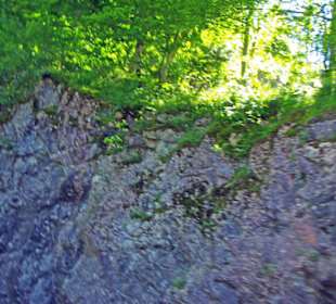 Steinschlag möglich keine Sicherungen