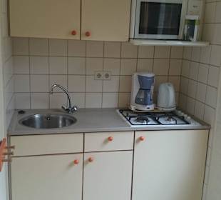 Küchenecke im Bungalow 