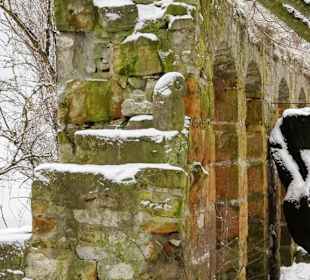 Mauerarkaden der Giechburg