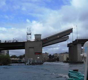 Ausblick während Stockholm Brücken-Bootstour