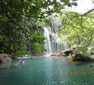 Der Wasserfall in Antalya